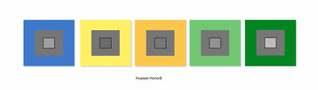 Balance des blancs du Honor 8