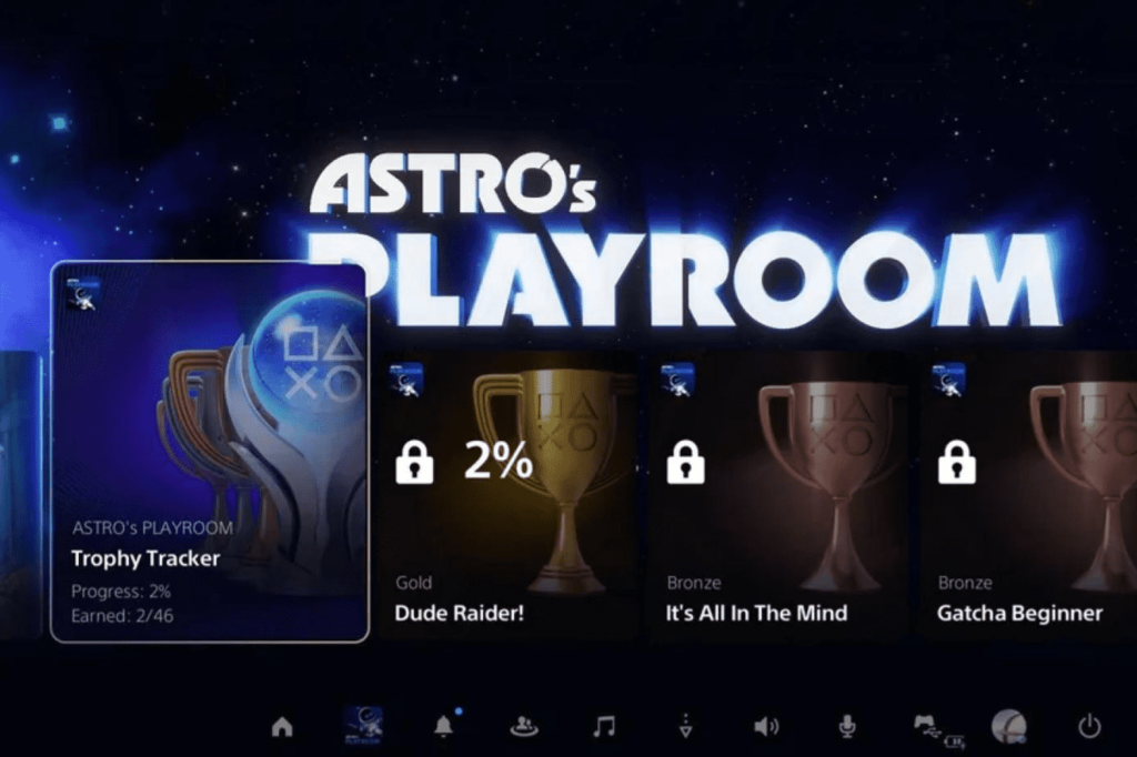 Ecran des troph&eacute;es PS5