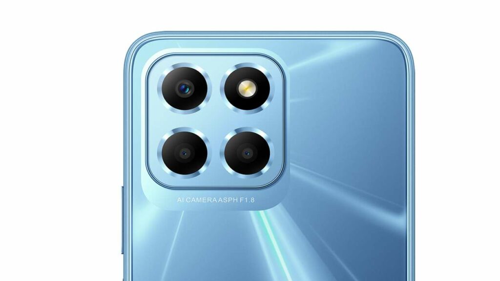 L'Honor X8 5G s'affiche avec un triple capteur dont le principal culmine &agrave; 48 Mpx.