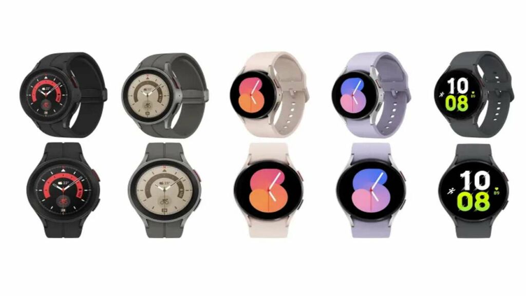 Rendus des Galaxy Watch 5 r&eacute;alis&eacute;s par Evan Blass.